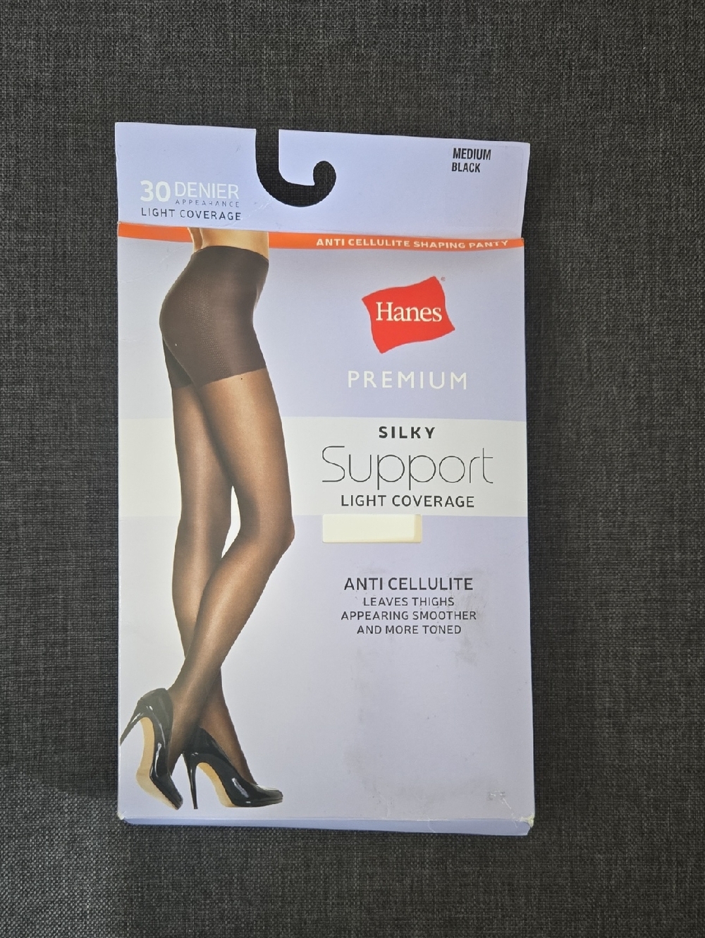 💥Hanes Medium Black Hosiery